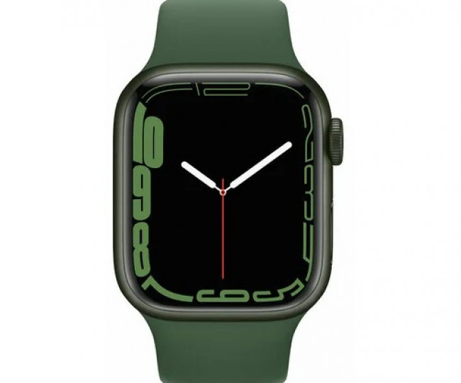 Apple Watch 7 41mm GPS Green Aluminum Case with Clover Sport Band (MKN03UL) б/у